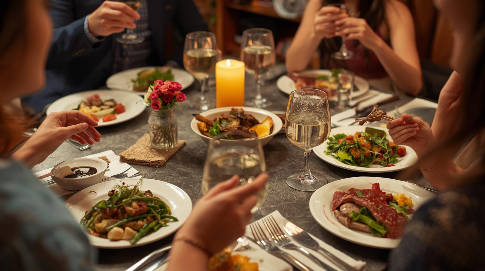 Workshop dinner or gathering visual